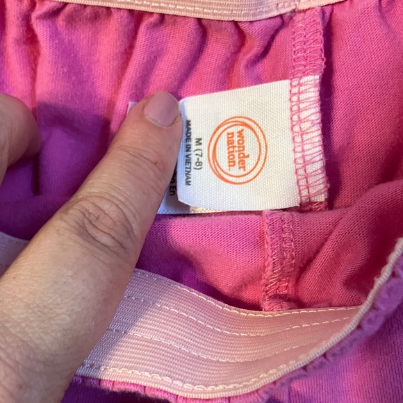 Set of Three Pink Girls Shorts Size Medium - Picture 9 of 10